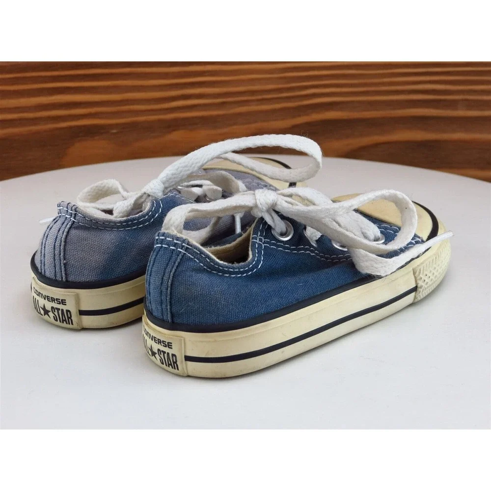 Converse Sz 5 Toddler Boys Sneaker Blue‎ Fabric All Star Medium